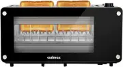 Toaster 2 Slice, Toaster Long Slot with Glass Window Bagel Toasters, Artisan Br