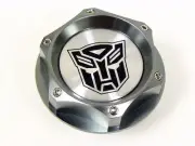 MAZDA MIATA RX7 RX8 323 TRANSFORMERS AUTOBOTS BILLET GUNMETAL ENGINE OIL CAP (for: Mazda)
