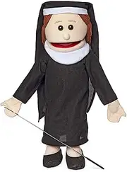 25 Nun Peach Full Body Ventriloquist Style Puppet