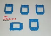 LEGO NEW 4x3 Blue Wedge Curved With 2x2 Cutout (5x) 4626361 Brick 47755
