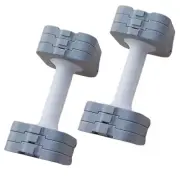 2 Smart Adjustable Dumbbell For Women Set 2.2-11 Pounds, Gray. Patent: D988438S
