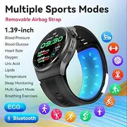 2025 New Accurate Blood Pressure Measurement watches Blood Sugar Lipid ECG Smart Watch Health Fitness Sport SmartWatch