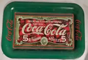 Vintage 1989 Coke COCA-COLA Metal Advertising Tray