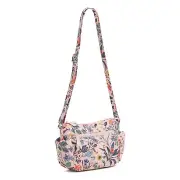 Vera Bradley Iconic On The Go Crossbody Signature Cotton Paradise Coral