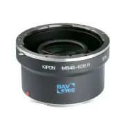 KIPON 0.7x Focal Reducer Adapter Put Mamiya 645 M645 Lens on Canon EOS RF Camera