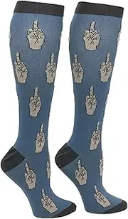 [Crazy Dog T-shirts] Funny Workout Compression Socks For Women And Men Sarcastic Designs on Unisex 20-30 mmHg Compression Socks