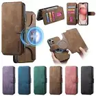 For Samsung Galaxy A15 A23 A24 A25 A54 A53 A04E Magnetic Detachable Wallet Case