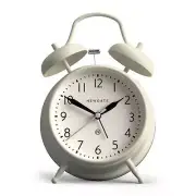 NEW Newgate Covent Garden Twin Bell Alarm Clock, White, 17cm