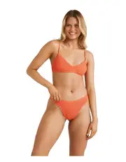 [Billabong] Summer High Skimpy Hike Bikini Bottom in Orange