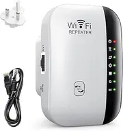 WiFi Extender, WiFi Booster, WiFi Repeater - Coverage Up to 5000 Sq.ft, Supports 45 Devices, Ethernet Port, Quick Setup, Home Wireless Signal Booster