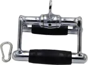 LAT Pull down Bar,Rotating Press down Bar,Tricep Rope,Strength Training Double D