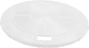 BESPORTBLE Skimmer Cover Basket Pool Cap Dustpan Pet Bin Jar Scrubber Dispenser Lid Heater Drain Replacement Kit Grout Vacuum Buckets Bristle Ground Grid Filter Rack White Abs