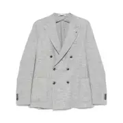 [Tagliatore] Tagliatore Mélange-effect Blazer 50 IT GREY