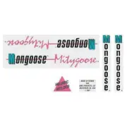 Mongoose - 1987 Mitygoose Decal set - Old school bmx