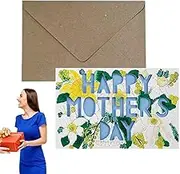Mom Greeting Card Making | Watercolor Paper Cutting Greeting Card | Festival Day Card Craft Kit for Mother's Day Birthday Christmas