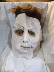 Halloween Michael Myers Mask Movie Costume Horror Scary W/Bag