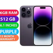 Apple iPhone 14 PRO (512GB, Purple) Australian Stock - As New