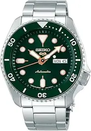 5 SPORTS（ファイブスポーツ） Seiko Watch Five Sports SKX Men's Wristwatch, Dial Bezel : Green, 1個, Sports Style