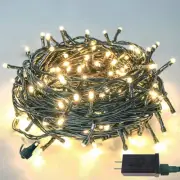 HBN 66FT 200 LED String Lights, Plug-in Outdoor/Indoor Christmas Tree Lights