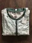 Hearth & Hand Magnolia One Pc Pajama Butt Flap Green Good Tidings Wom Sz 4X NWT
