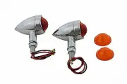 Mini Speeder Bullet Style Marker Lamp Set for Harley Davidson by V-Twin