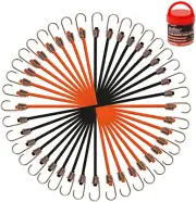 20 Pack Mini Bungee Cords 8 Inch Premium Small Bungee Cords with Hooks for Bikes