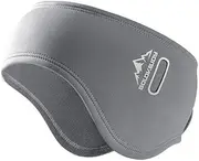 Wnddle Sports Headband, Ear Warmers, Fleece Ear Warmers, Headband, Winter Headband Sports for Men and Women, Ear Warmers, Headbands, Perfect for Running, Hiking, Cycling and Motorcycling (Grey)