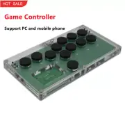 B1-MINI-PC Ultra Slim Arcade Stick Fight Stick Game Controller for PC Cellphone