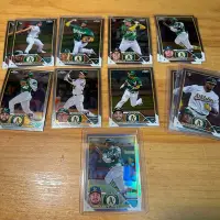 在飛比找Yahoo!奇摩拍賣優惠-Topps chrome 2023 運動家隊lot （大量R