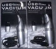 TWO 2X Mini Computer Vacuum Keyboard Cleaner PC Laptop Brush Dust Cleaning Kit