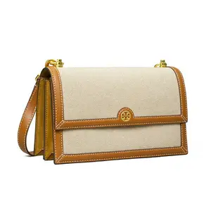 TORY BURCH T MONOGRAM帆布單肩斜跨包 84669 ｜母親節滿額折$1500★滿$6800贈LAMCOME絕對完美唇膏(日進口 精巧版)【跨店APP下單回饋最高20%】