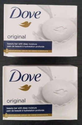 2 packs of Dove Original Soap Bar 3.75 oz （106g)