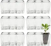 JIEBWCHA Plant Bowls for Seedlings, Seed Start Tray, Growth of Seedling Pot, Drain Hole, Plant Starter Germination Trays, Outdoor Garden Tools, Multifunctional Propagation Station