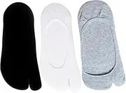 [ANDRESLAD] Grippy Socks Women Men Toe Socks Non-slip Stockings for Floor Slippers Big Toe Separation