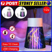 UV Light Mosquito Killer Fly Bug Catcher Lamp USB Insect Zapper Trap AU