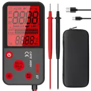 Rechargeable Digital Multimeter Tester Pocket Smart Electrical Voltmeter Resi...