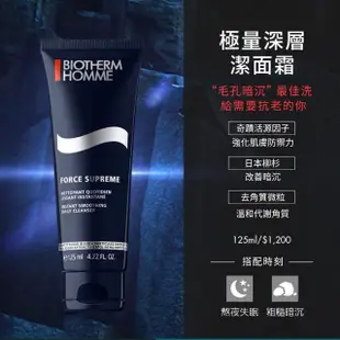 【碧兒泉】官方直營 男仕 極量深層潔面霜 125mlx2(BIOTHERM男性保養)