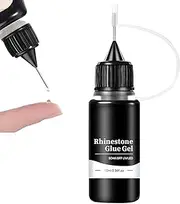Gem Glue for Nails | 10ml Rhinestone Glue Quick Drying - Nails Art Manicure Tool Strong Adhesive Nail Charm Decoration Glue for Beginners, Home Travel Nail Salon Use