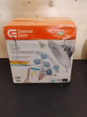 LED Downlight Spot T62 Commercial Electric Smart Zigbee 5 in. & 6 in. - 2 Pack