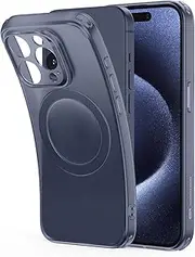 ESR for iPhone 15 Pro Case, Compatible with MagSafe, Military-Grade Protection, Resists Yellowing and Scratches, Magnetic Phone Case for iPhone 15 Pro, Zero Series, Frosted Dark Blue