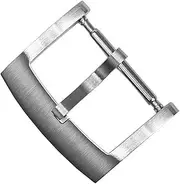 [UPMKUVZAQB] Watch Parts Stainless Steel Buckle Belt Buckle Tongue Buckle Polished 18 Mm 20 Mm 2.0 With Spring Bar Watch Buckle