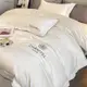 【大吉】高品質 高級產品60支長絨棉刺繡四件組--斯諾系列 素色床包組 輕奢簡約大氣 柔軟細膩 貼身 裸睡床組 單人雙人