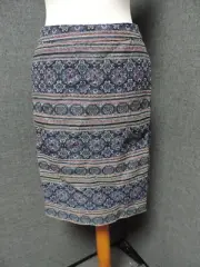 White Stuff China Bay Skirt Blue UK 8 RRP £59.95 LN028 JJ 19