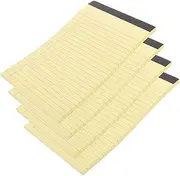 NUOBESTY 4 Pack Mini Legal Pads Horizontal Lined Writing Pads for School Office Tearable Memo Notepads Smooth Paper Quality A5 Size College Ruled