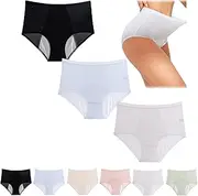 [Generic] Ladydry Leak Proof Panties, Leakproof Underwear for Women Incontinence, Leak Proof Panties for Seamless Underwear, 3pcs-b, Large, 3pcs-b, Large