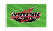 Interstate Batteries Flag Banner 3X5Ft Car and Truck Batteries Shop Decoration