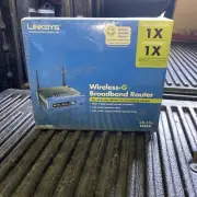 Linksys WRT54G Wireless G 54 Mbps 4-Port 10/100 Broadband Router ~ Used in Box