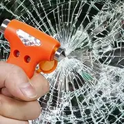 Car Safety Hammer, Emergency Escape Tool, with Window Breaker and seat Belt Cutter, Life-Saving Survival kit, Orange/169