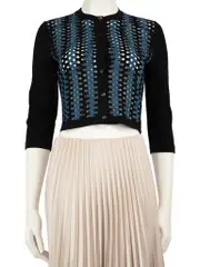 Cut Out Detail Knit Cardigan