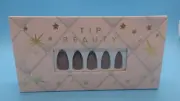 TIP Beauty Glitter & Matte Brown Glue On Nails 24 Ct. New in Box